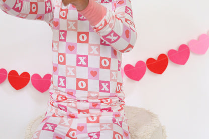 Pink XOXO 2 Piece Long Set